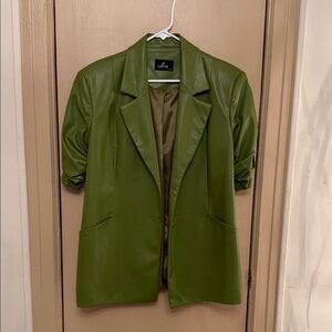Leith Olive Green Blazer